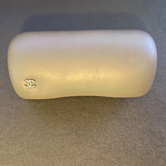 NIB CHANEL ACETATE BROWN GOLD CC LOGO CRYSTAL SUNGLASSES SUNNIES